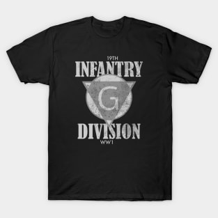 19th Infantry Division (distressed) T-Shirt